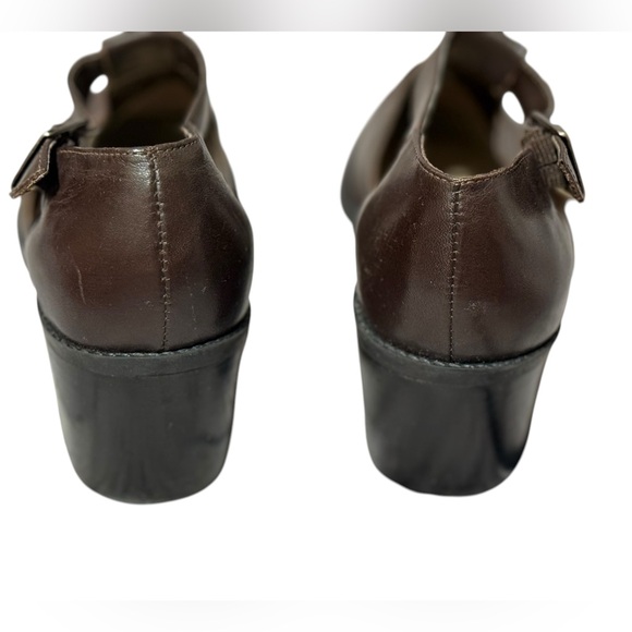 Westies Brown leather Heeled shoes 7 - Picture 4 of 5